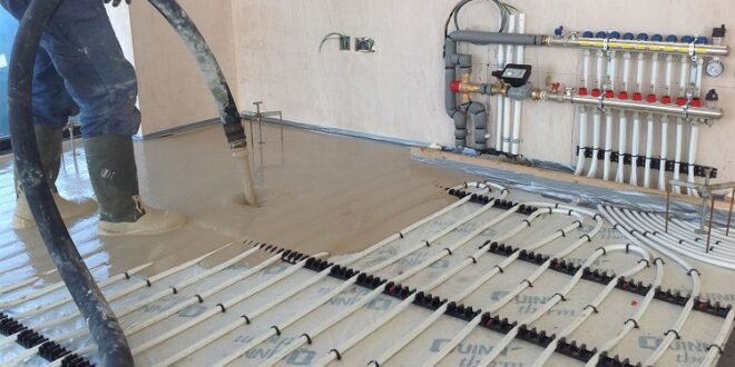 How to Prepare to Lay Flowing Screed in Newbury 